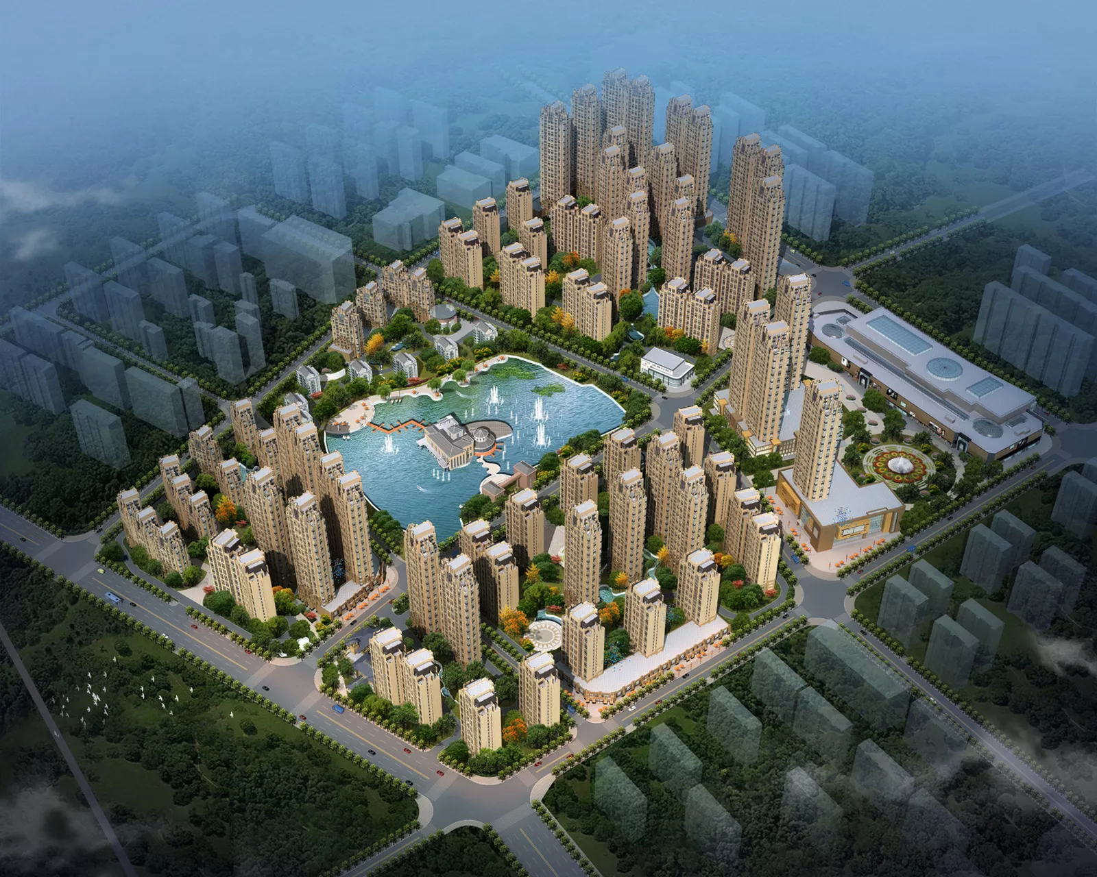 洛阳商业地产景观效果